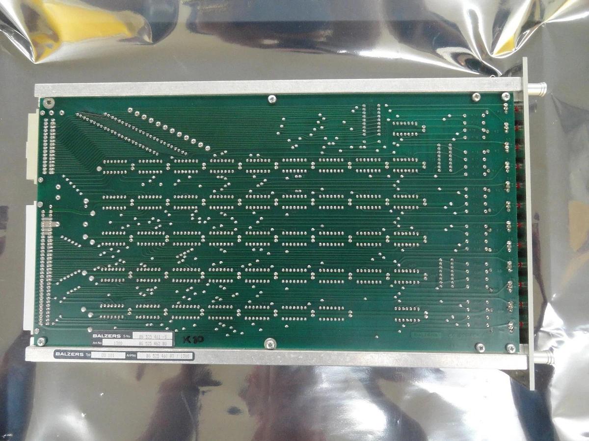 Used Balzers BG 525 460 AT Shutter Position OU 101 PCB Card BG 525 462 BU Used