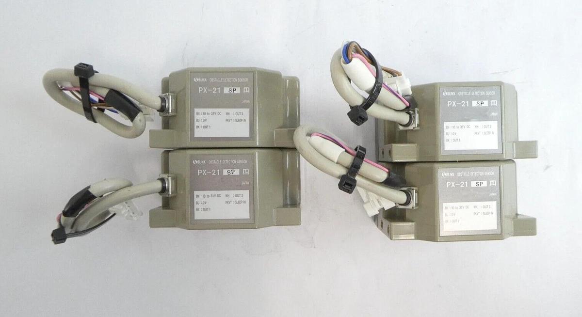 Used SUNX PX-21 Obstacle Detection Sensor Reseller Lot of 14 Working Surplus