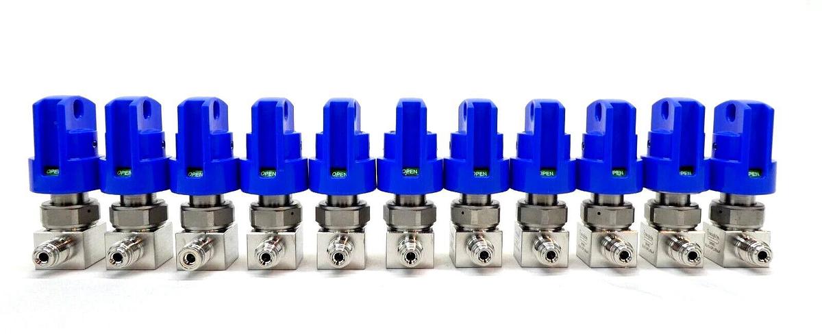 Used Swagelok 6LVV-DPLVR4-P Diaphragm Sealed Valve Reseller Lot of 11 Working Surplus