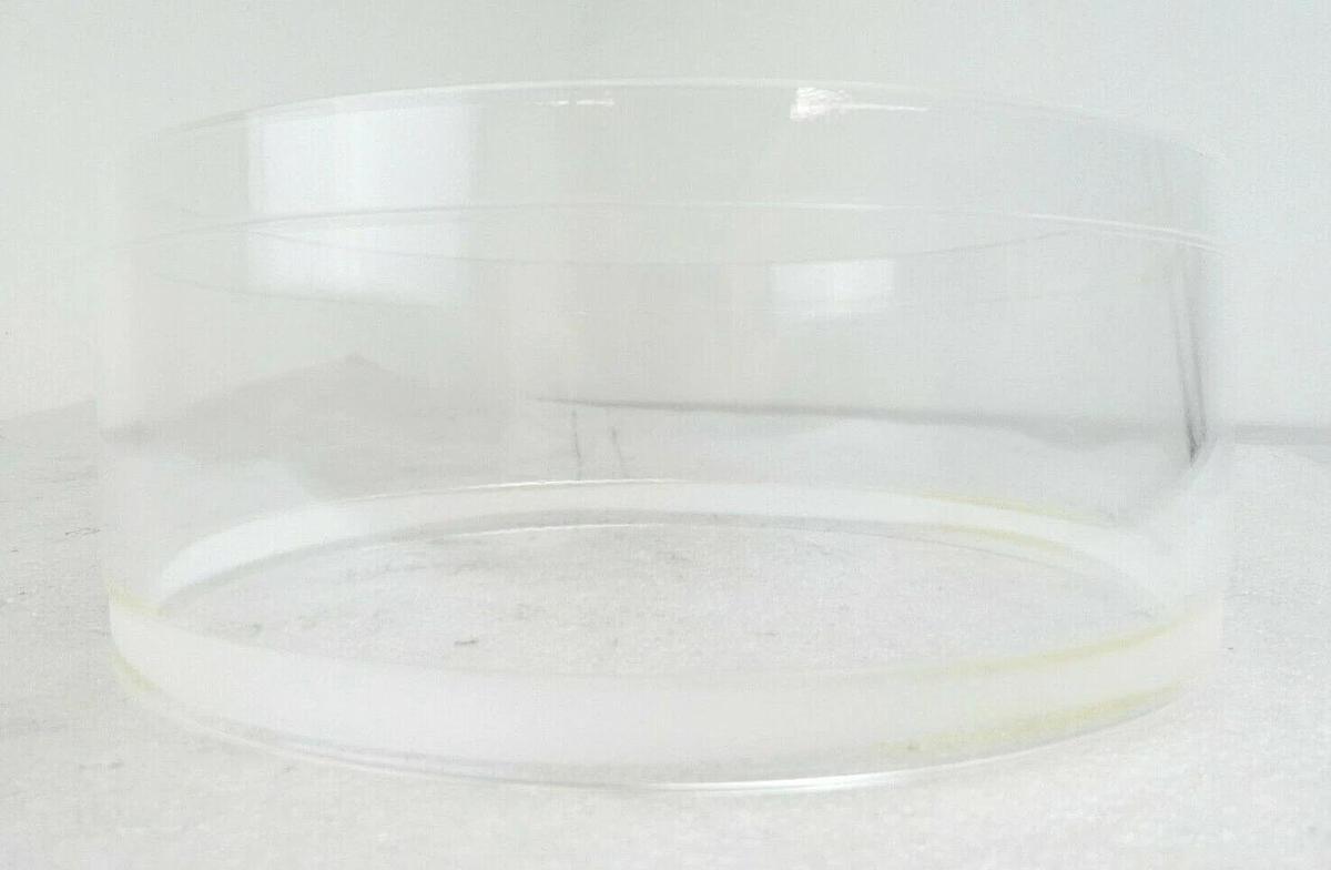Used AMAT Applied Materials 0200-09602 Quartz Insulating Pipe with Flange Working