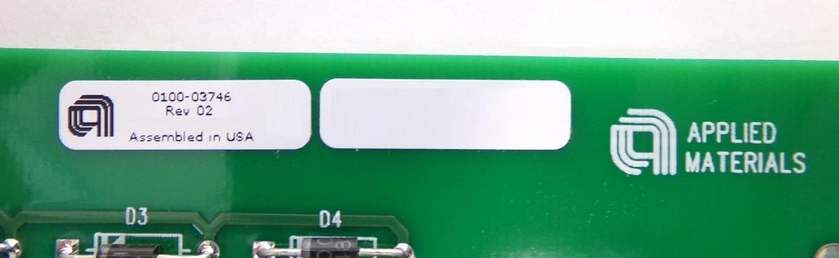 Used AMAT Applied Materials 0100-03746 PIB I/O Interface PCB 0110-03485 Working