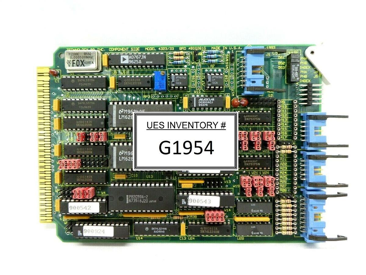 Used Technology 80 4323/33 PCB Card 800061G 900444/J 4323-2 4323/4333 Working Surplus