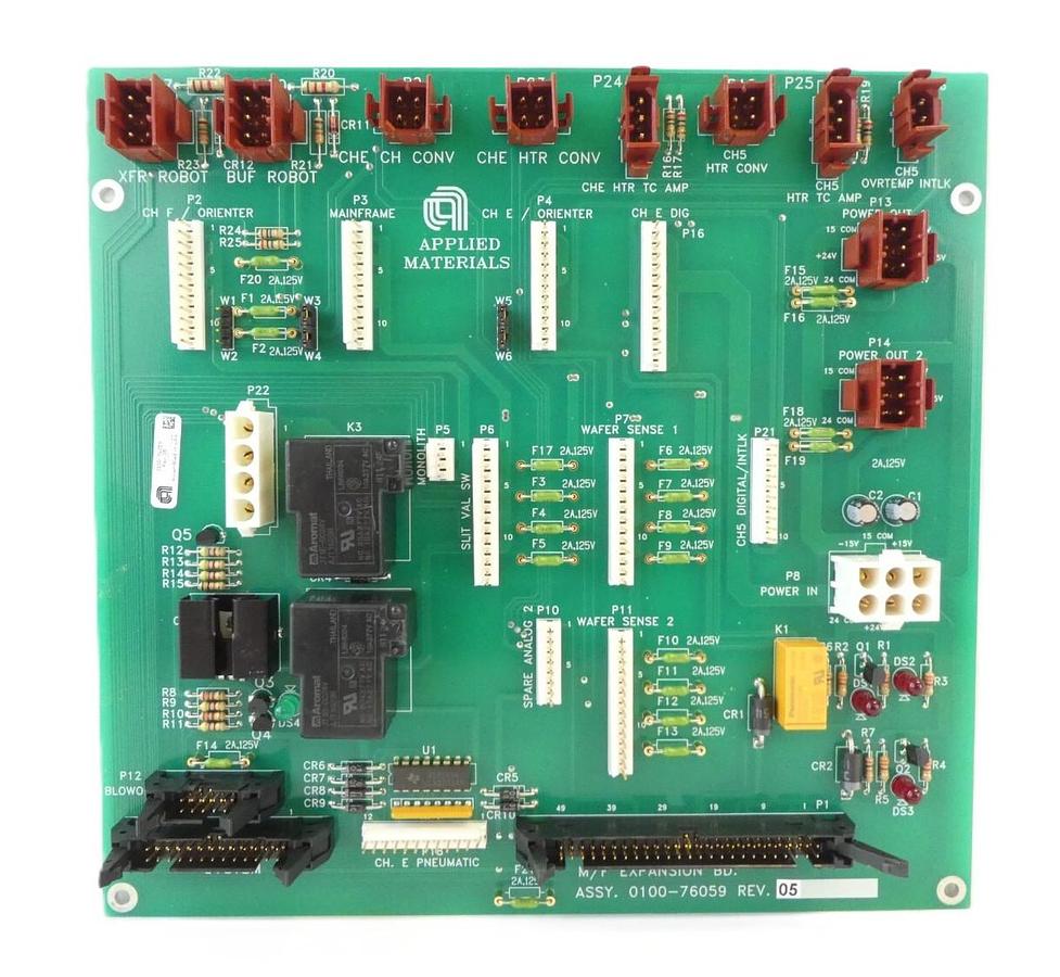 Used AMAT Applied Materials 0100-76059 M/F Expansion PCB Working Surplus
