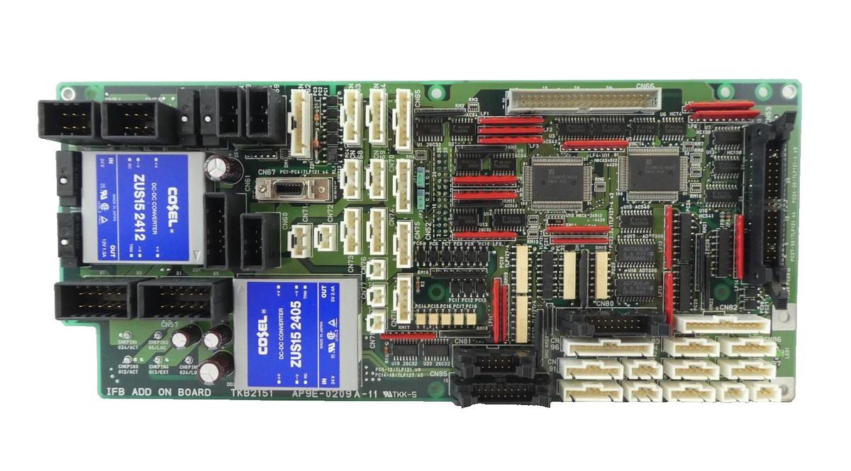 Used TEL Tokyo Electron AP9E-0209A-11 IFB Add On Board PCB TKB2151 Working Surplus