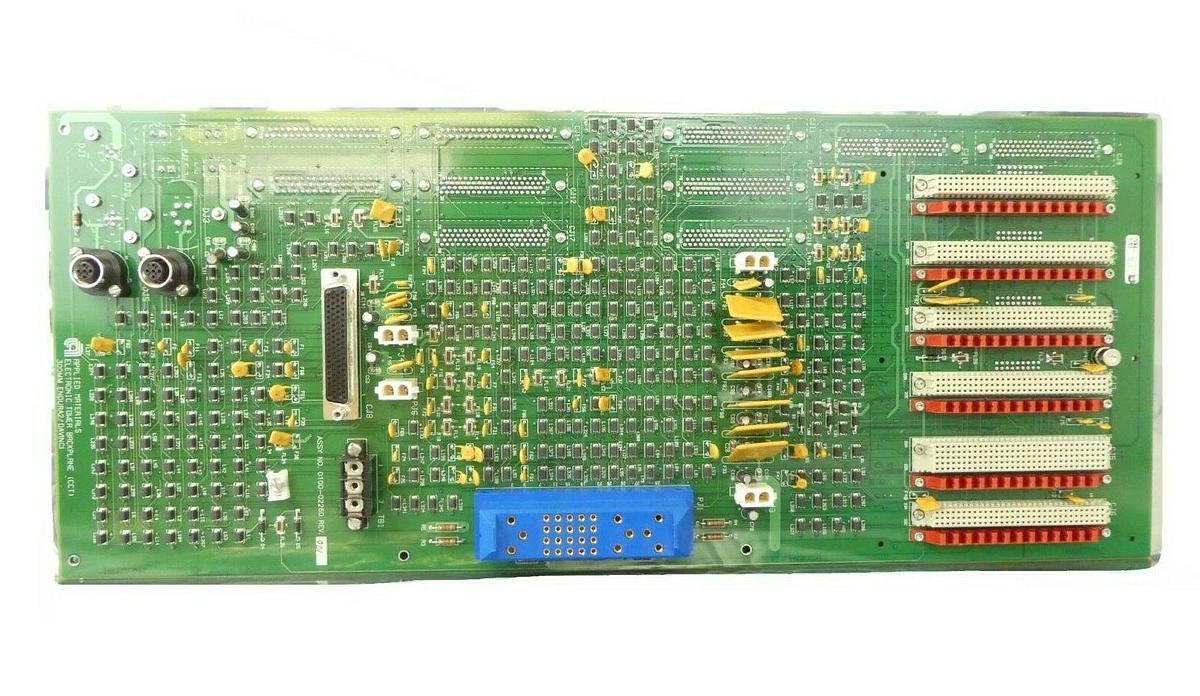 Used AMAT Applied Materials 0100-02260 Electronic Tower Backplane PCB Endura 2 Spare
