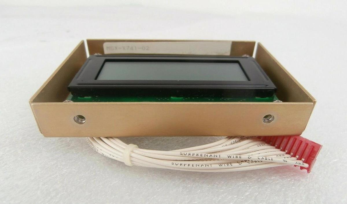 Used ETO Ehrhorn Technological Operations MSX-X741-02 Display Assembly PCB ABX-X247