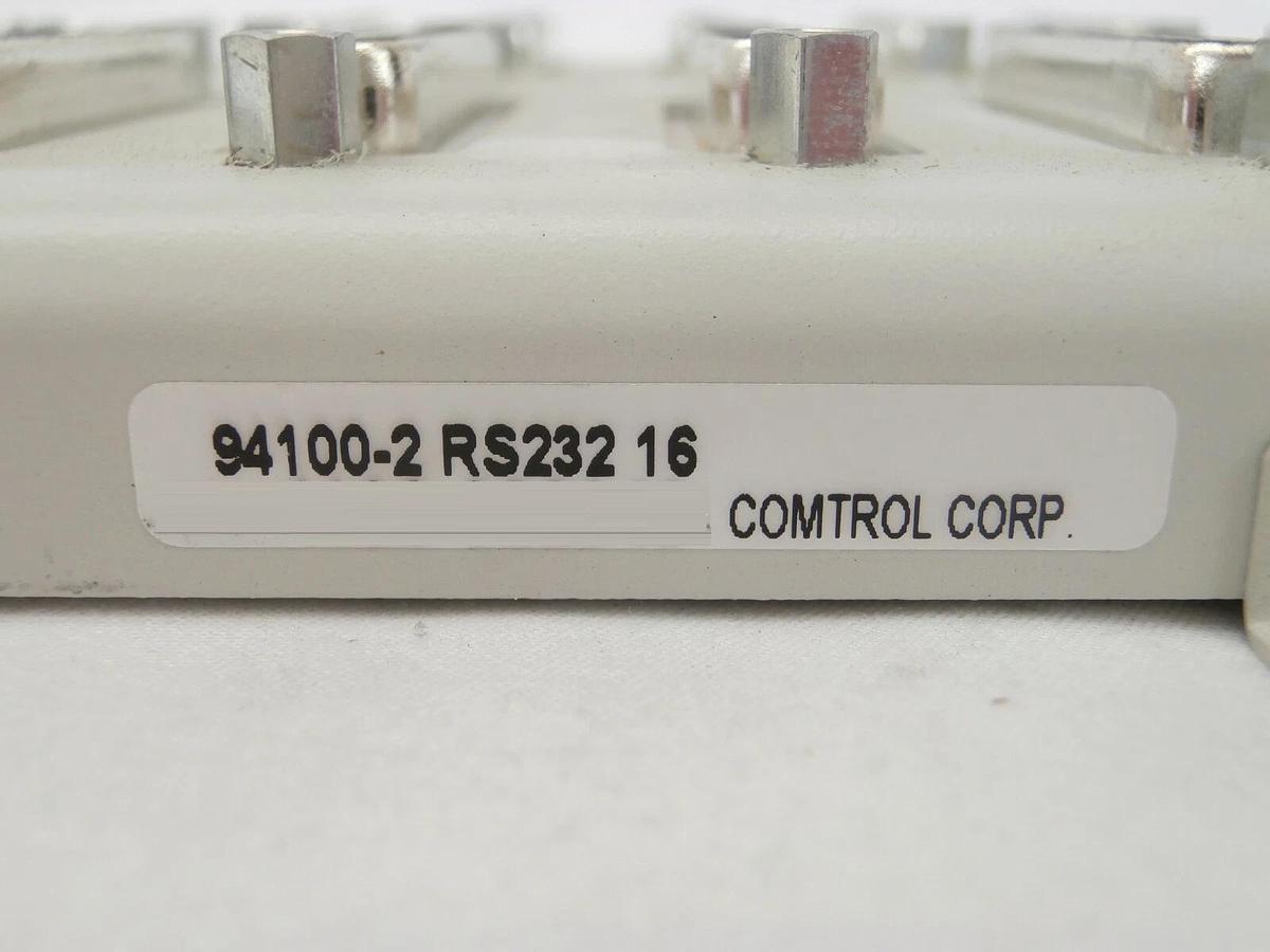 Used Comtrol 94100-2 16-Port RS-232 Interface Module RocketPort Working Spare