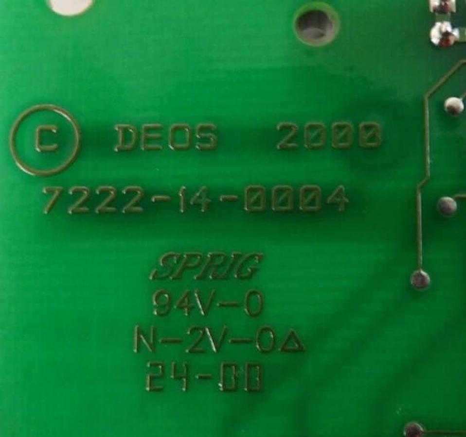 Used Deos 7222-15-0004 Front Panel Interface PCB 7222-25-0004 GEM-Q400 Lot of 3