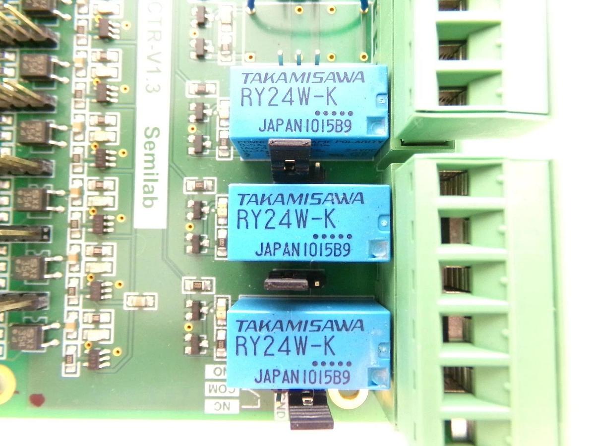 Used Semilab CTR-V1.3 System Interface PCB Assembly SE-2100 Working Surplus