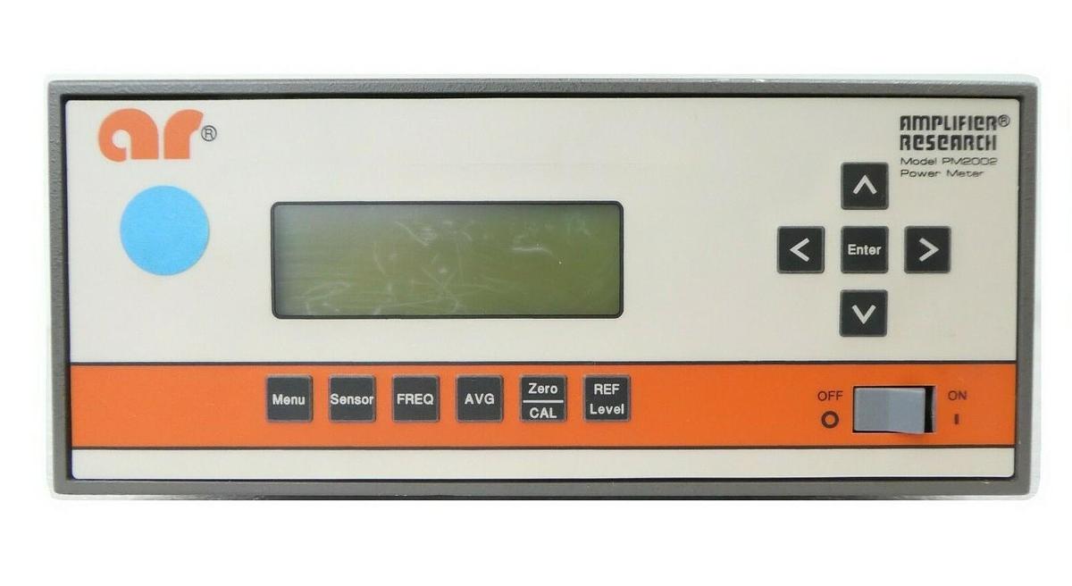 Used AR Amplifier Research PM2002 RF Power Meter Rev. 4.03 Working Surplus