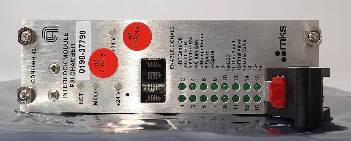 Used AMAT Applied Materials 0190-37790 Interlock Module P3I Chamber PCB Working