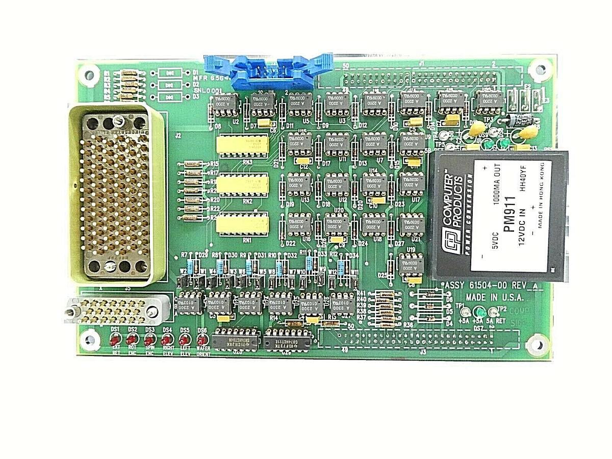 Varian Semiconductor Equipment VSEA 61504-00 Motor/Encoder Interface PCB New