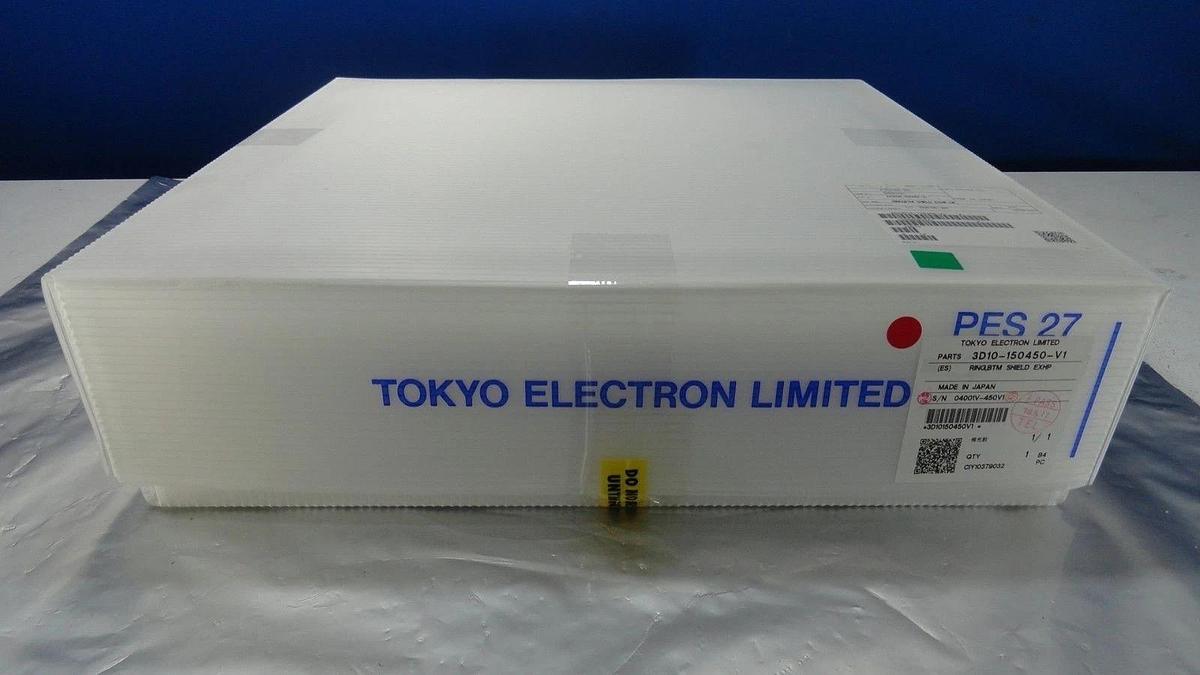 TEL Tokyo Electron 3D10-150450-V1 Ring BTM Shield EXHP-UP New Surplus
