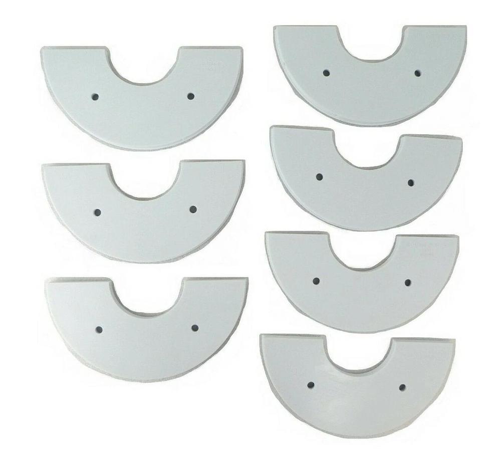 Used Novellus Systems 15-141448-00 Sabre FAE Drive Shield Plate Lot of 7 Working