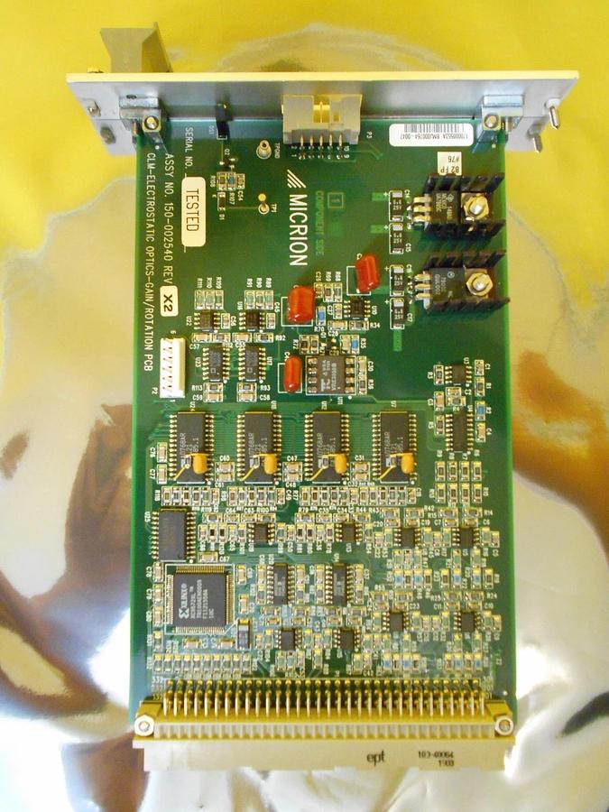 Used Micrion 150-002540 CLM Optics Gain Rotation PCB Card 170000553A EDCU FEI Used