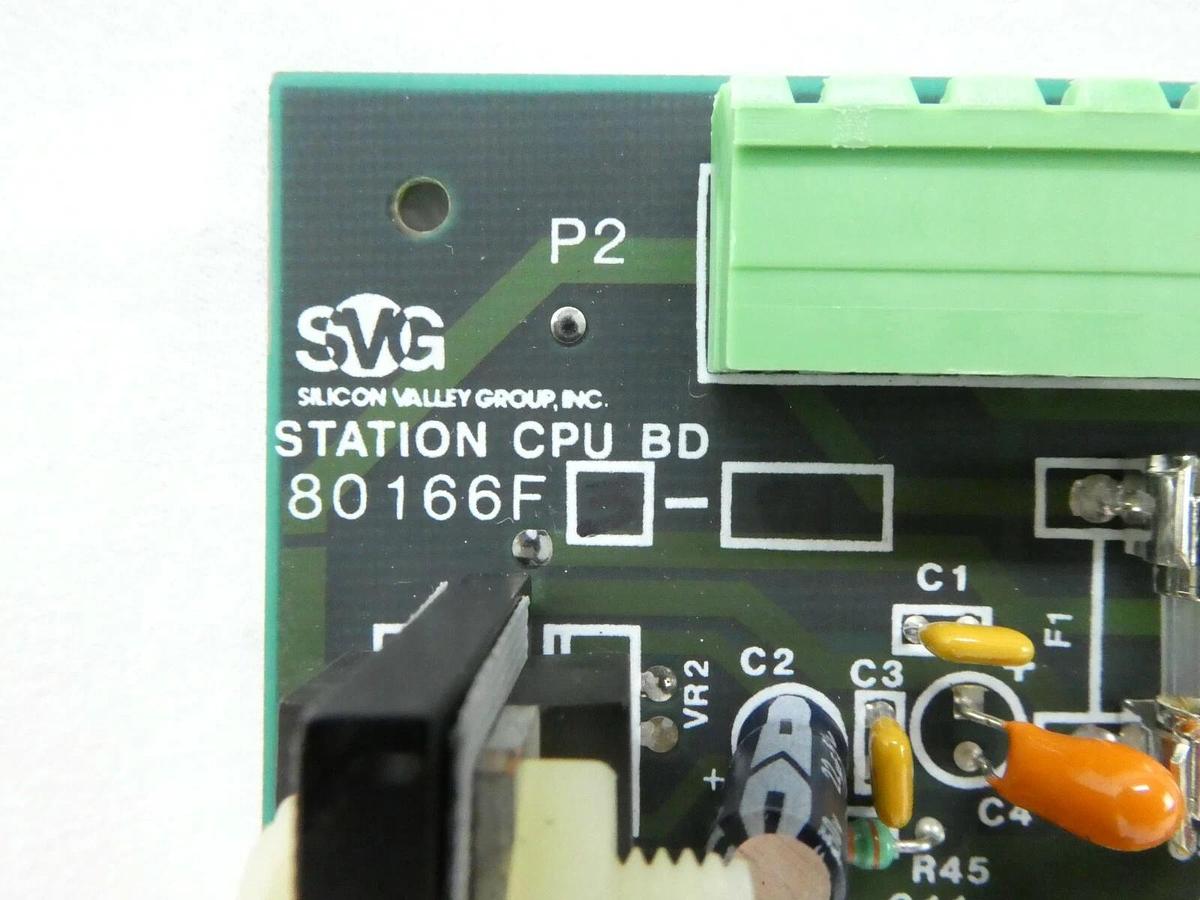 Used SVG Silicon Valley Group 80166F3-01 Station CPU BD PCB 74017A-38 90S Working