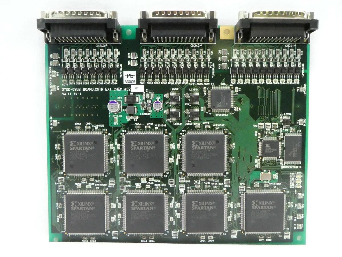 Used TEL Tokyo Electron OYDK-095B CNTR EXT CHEM #02 Board PCB Lithius Working Spare