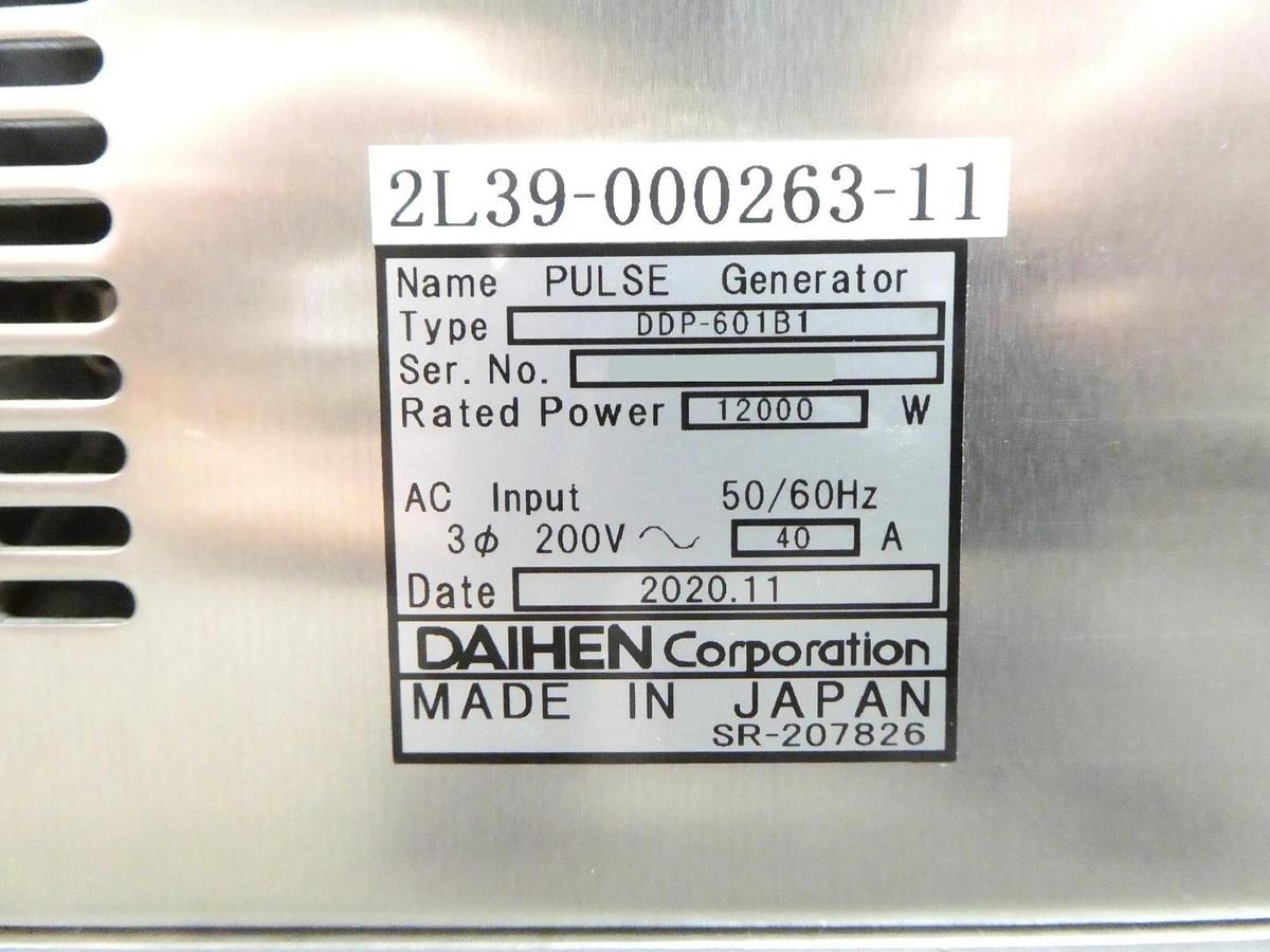 Used Daihen DDP-601B1 Pulse Generator 12000W TEL 2L39-000263-11 Working Surplus