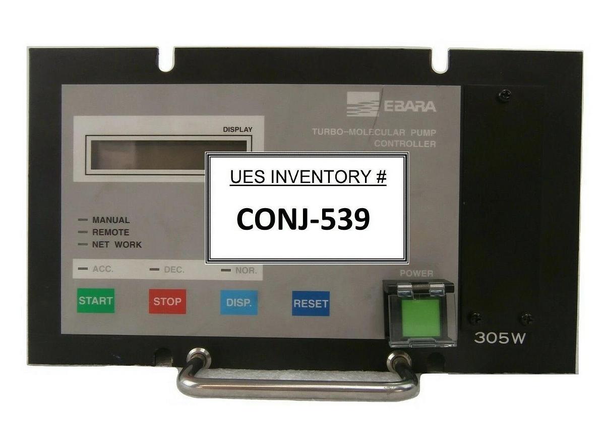 Used 305 Ebara 305W Turbomolecular Pump Controller Loose Button Turbo Tested Working
