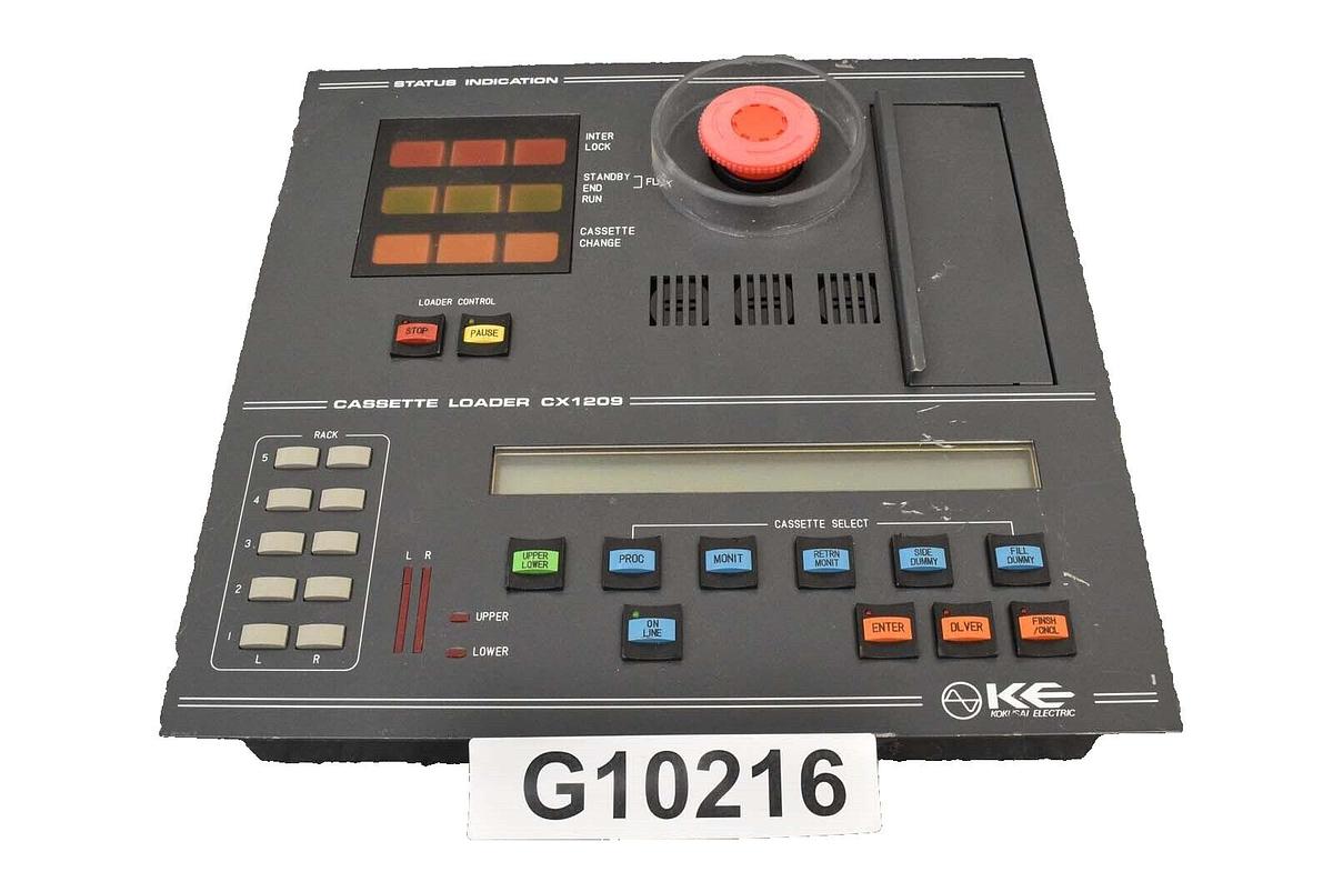 Used Kokusai Electric T2DD1-10172 CX1209 Cassette Loader Control Panel Spare Surplus