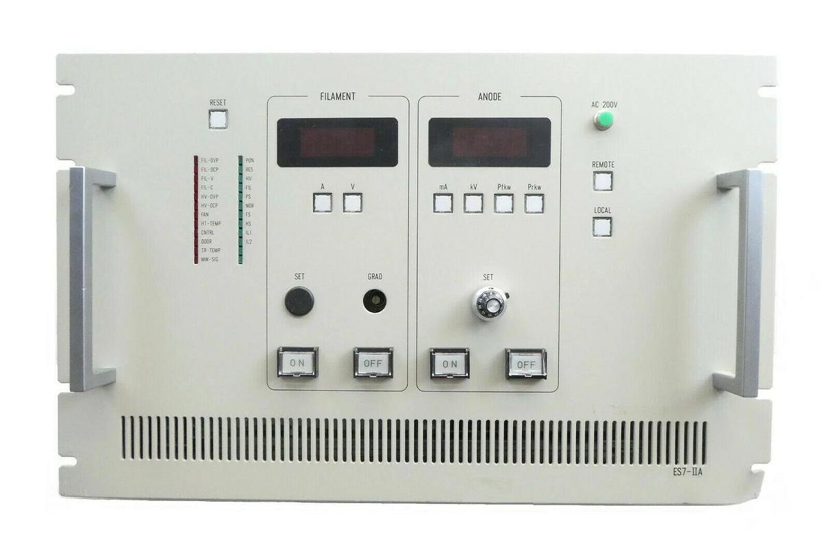 Used Pearl Kogyo ES7-IIA Filament Anode High Voltage Power Supply Copper Cu Surplus