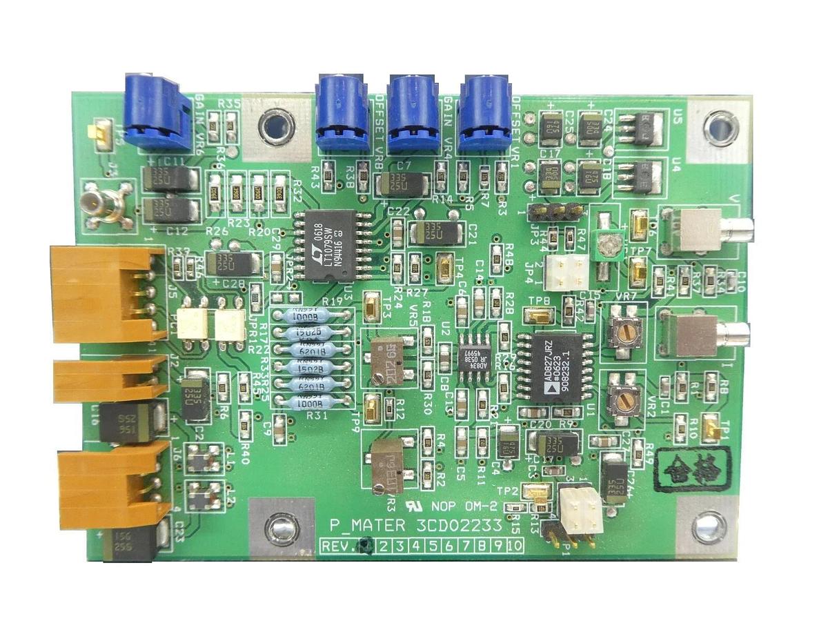 Used Hitachi Kokusai Denki 3CD02233 Adjustment Board PCB P_MATER Mikro Sonic Working