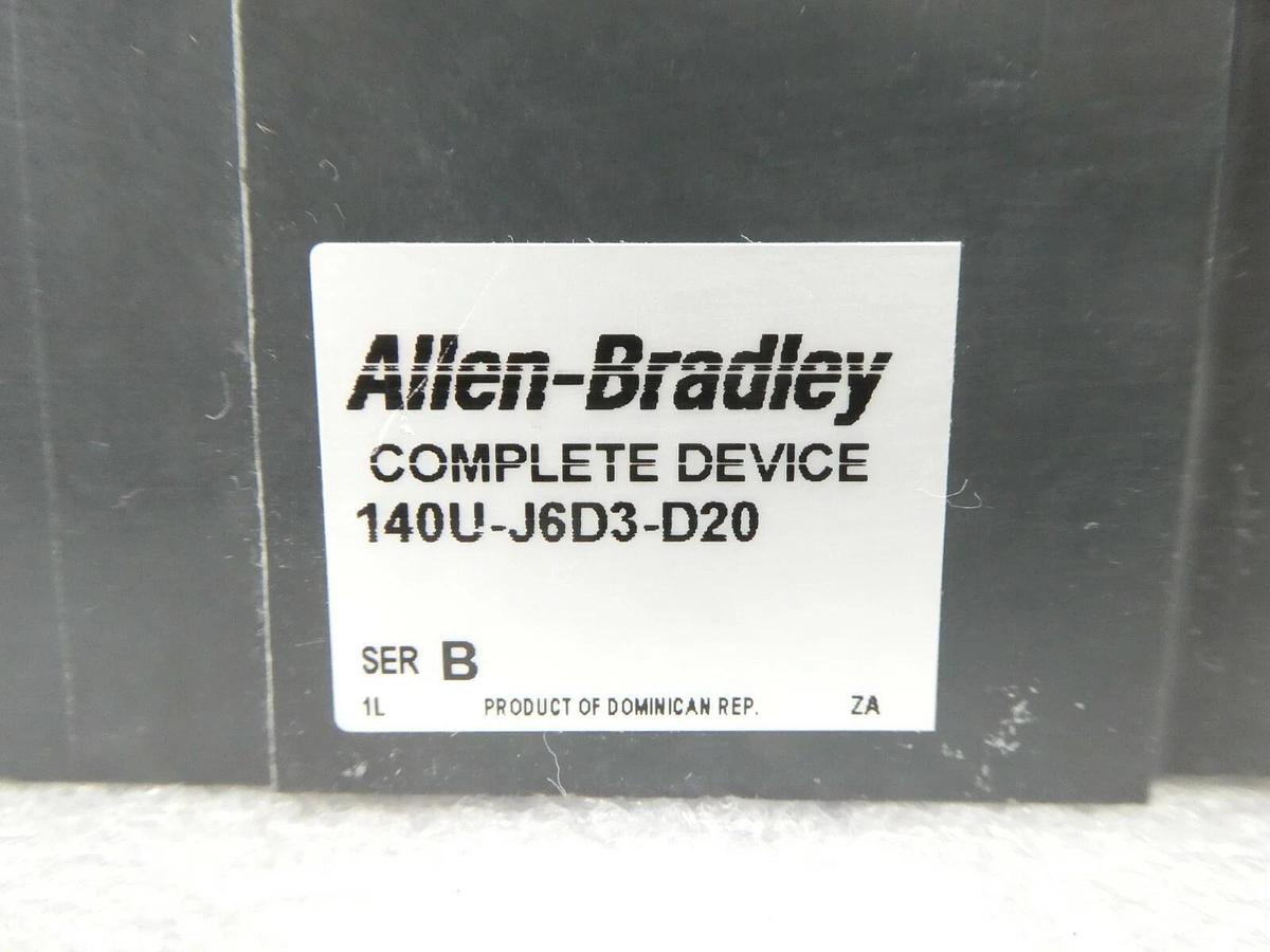 Used AB Allen-Bradley 140U-J6D3-D20 Circuit Breaker 140U-J6 ELJBN3250W AMAT Working