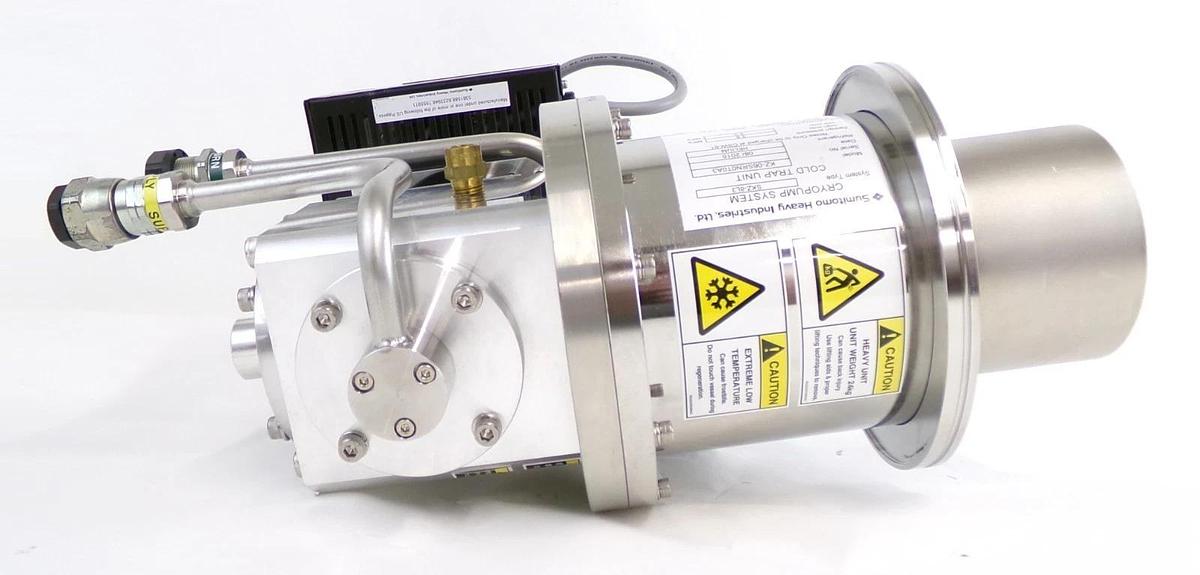 Used Sumitomo KZ-06SRN0T0A3 Cryopump System Cold Trap SICERA KZ Cu Working Surplus