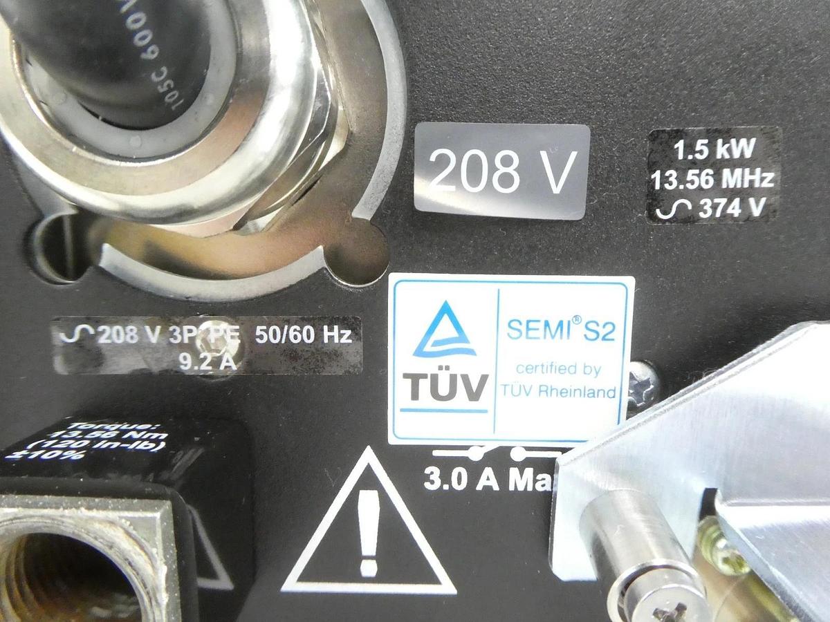 Used Apex 1513 AE Advanced Energy 3156111-207 RF Generator 1.5kW Working Surplus