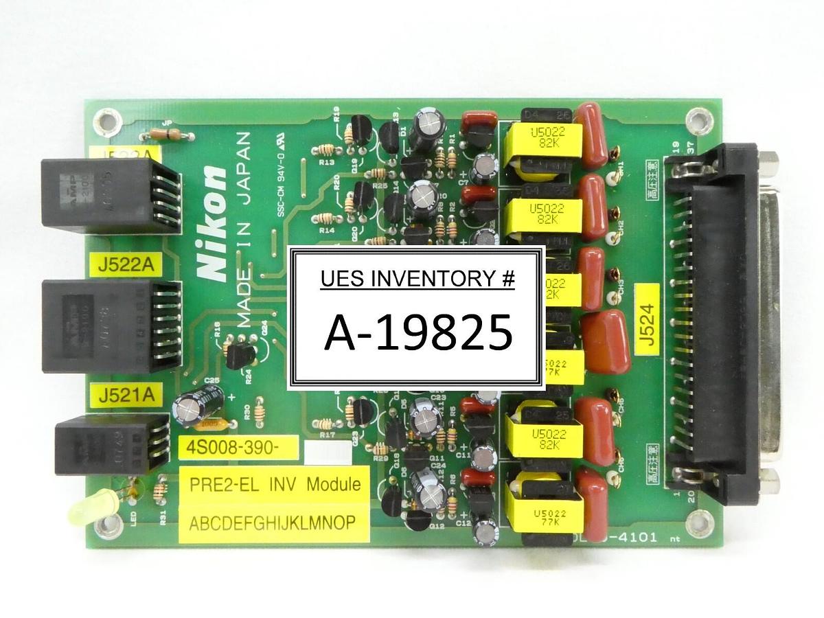 Used Nikon 4S008-390 PRE2-EL INV Module Board PCB Nikon NSR Series Working Surplus
