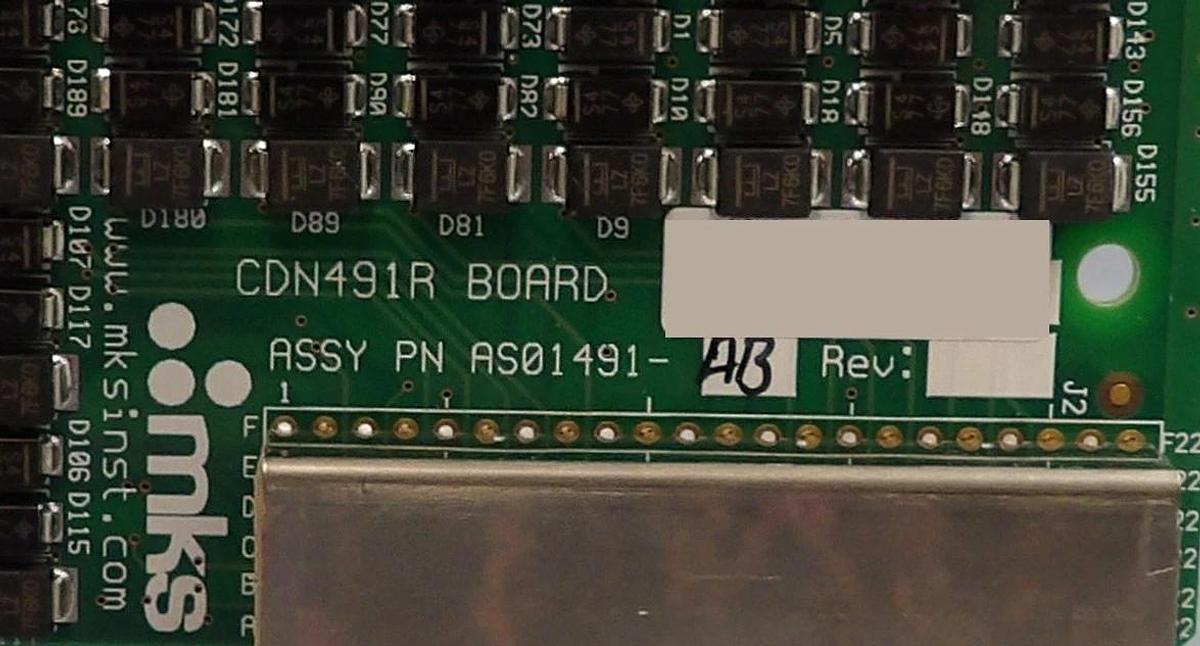 Used MKS Instruments AS01491-AB PCB Card CDN491R AMAT Reseller Lot of 10 Working