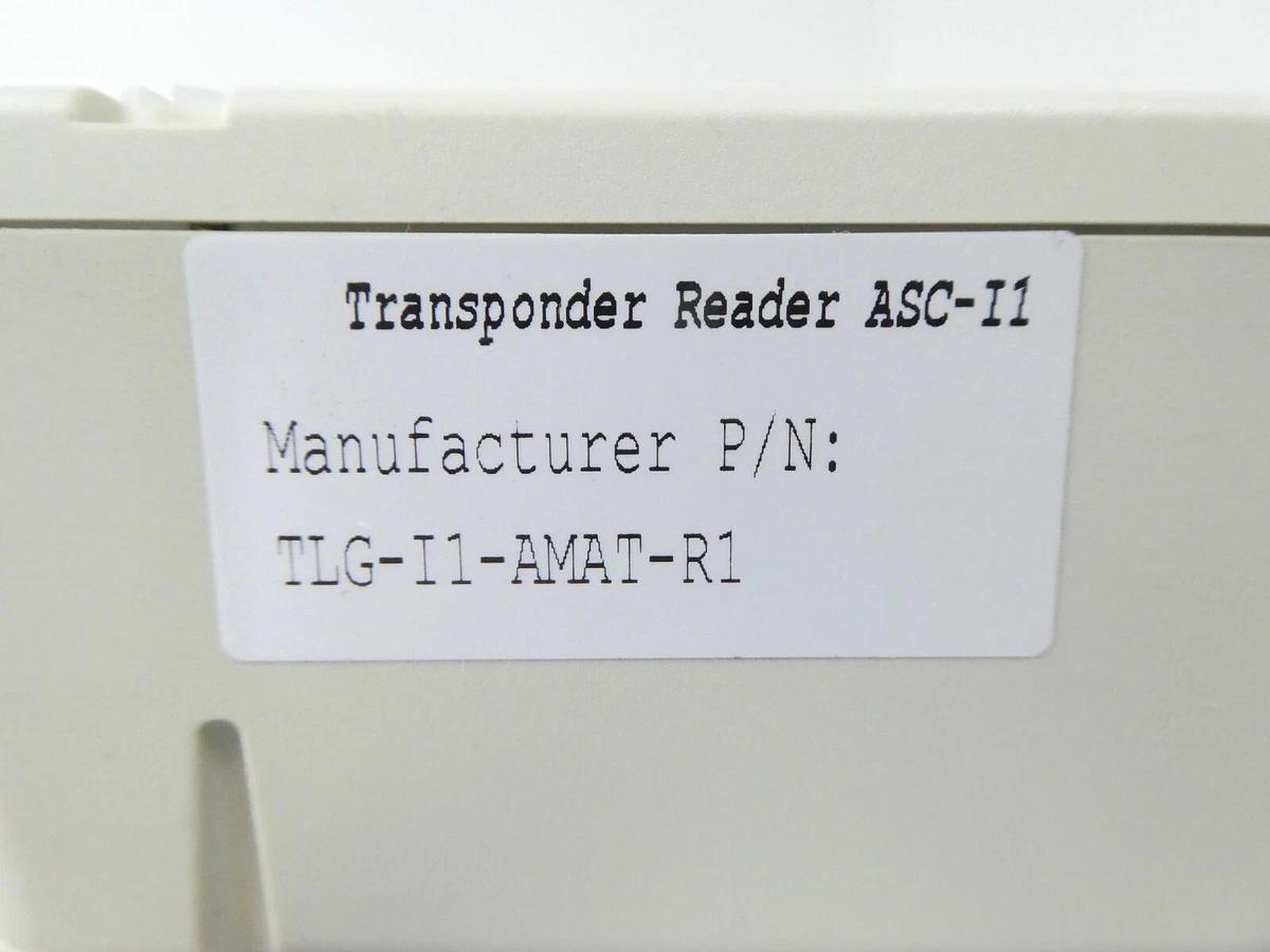 Used AMAT Applied Materials 0190-22570 Transponder Reader TLG-I1-AMAT-R1 Working