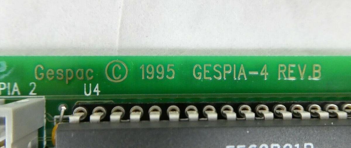 Used Gespac GESPIA-4 PIA Quad CE-96 PCB Card OnTrak 22-0075-026 Working Surplus