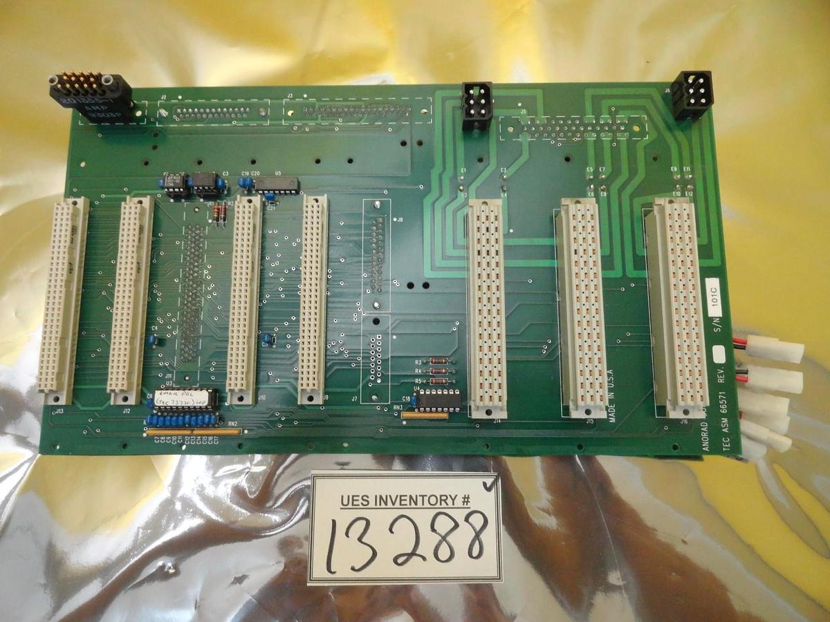 Used Anorad 66571 Controller Backplane PCB Card AMAT Orbot WF 720 Used Working