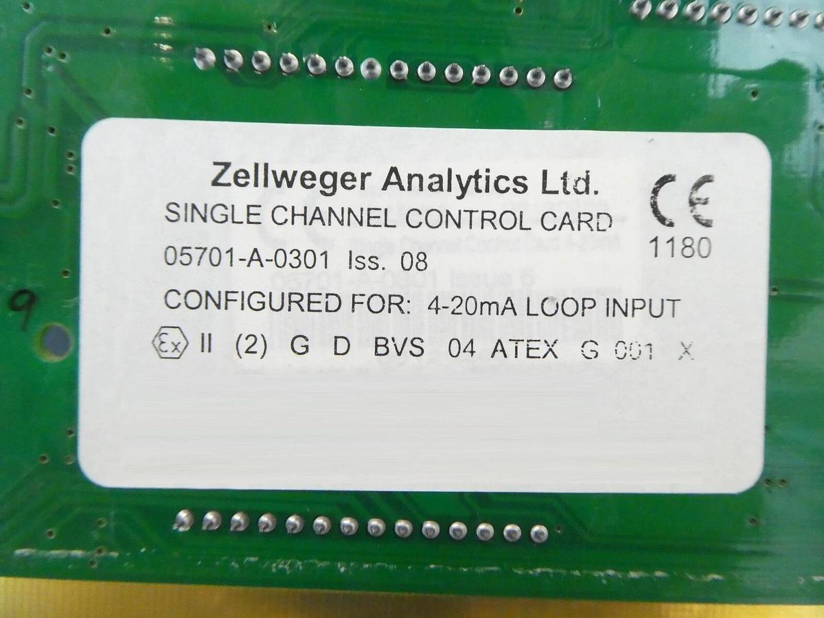 Used Honeywell Analytics 05701-A-0301 Single Channel Control Card PCB 5701 Working