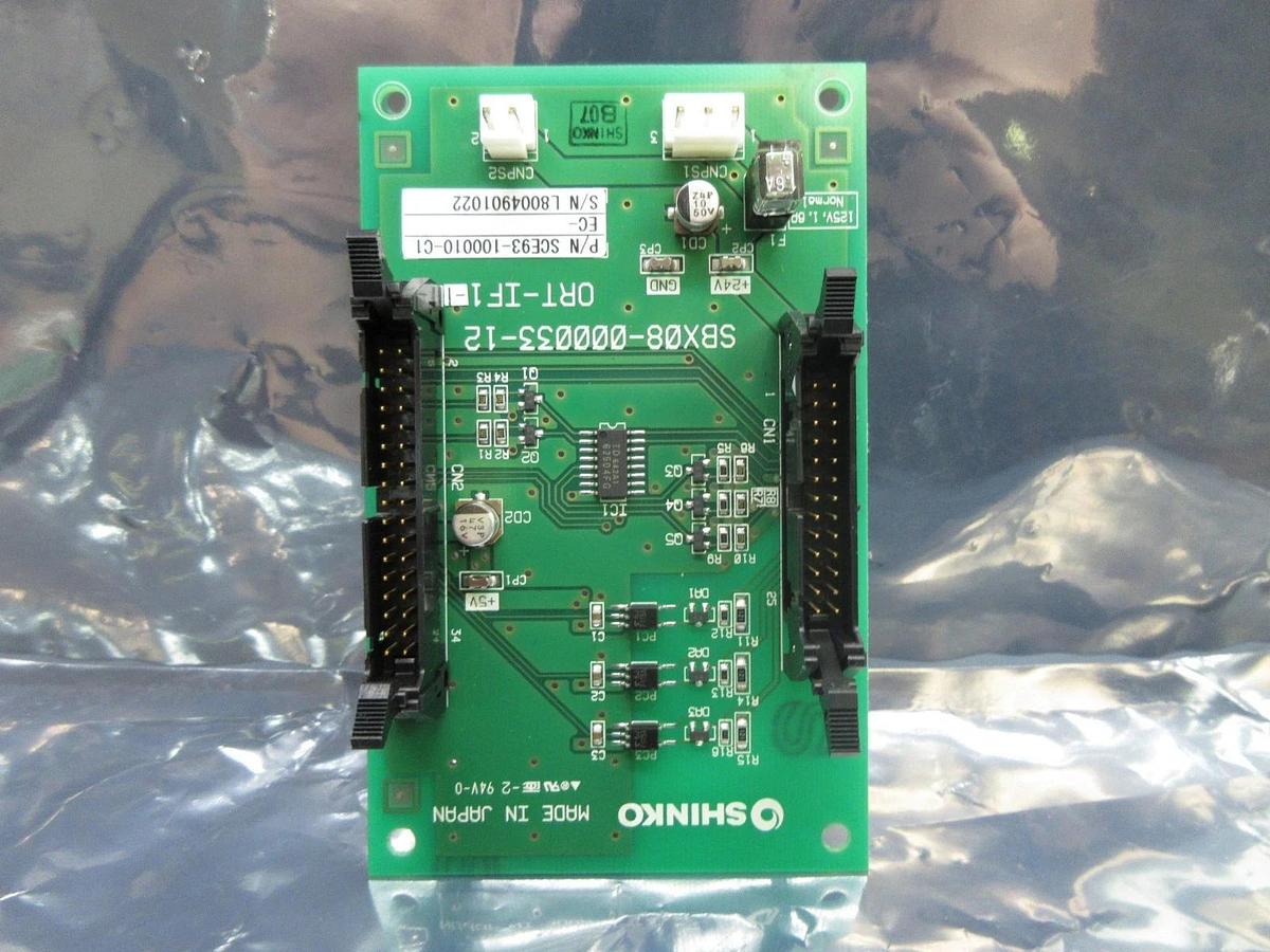 Used Shinko Electric SCE93-100010-C1 Interface Board PCB SBX08-000033-12 Used Working