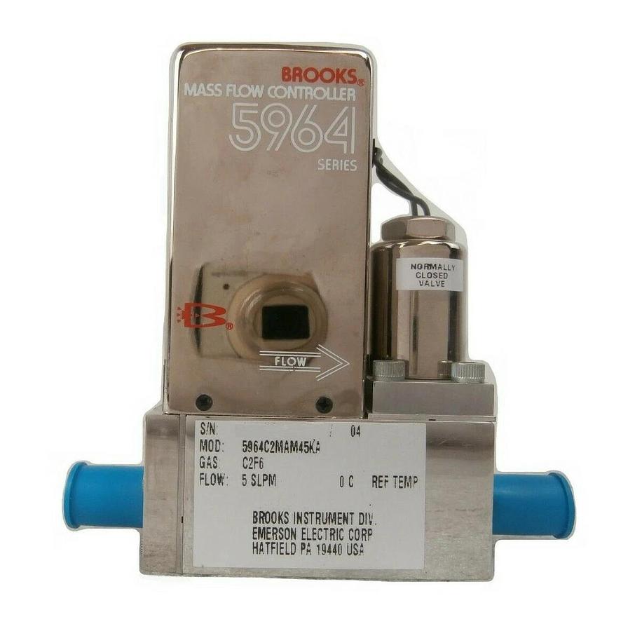 Used Brooks 5964C2MAM45KA Mass Flow Controller MFC Novellus 22-10521-01 Working Spare
