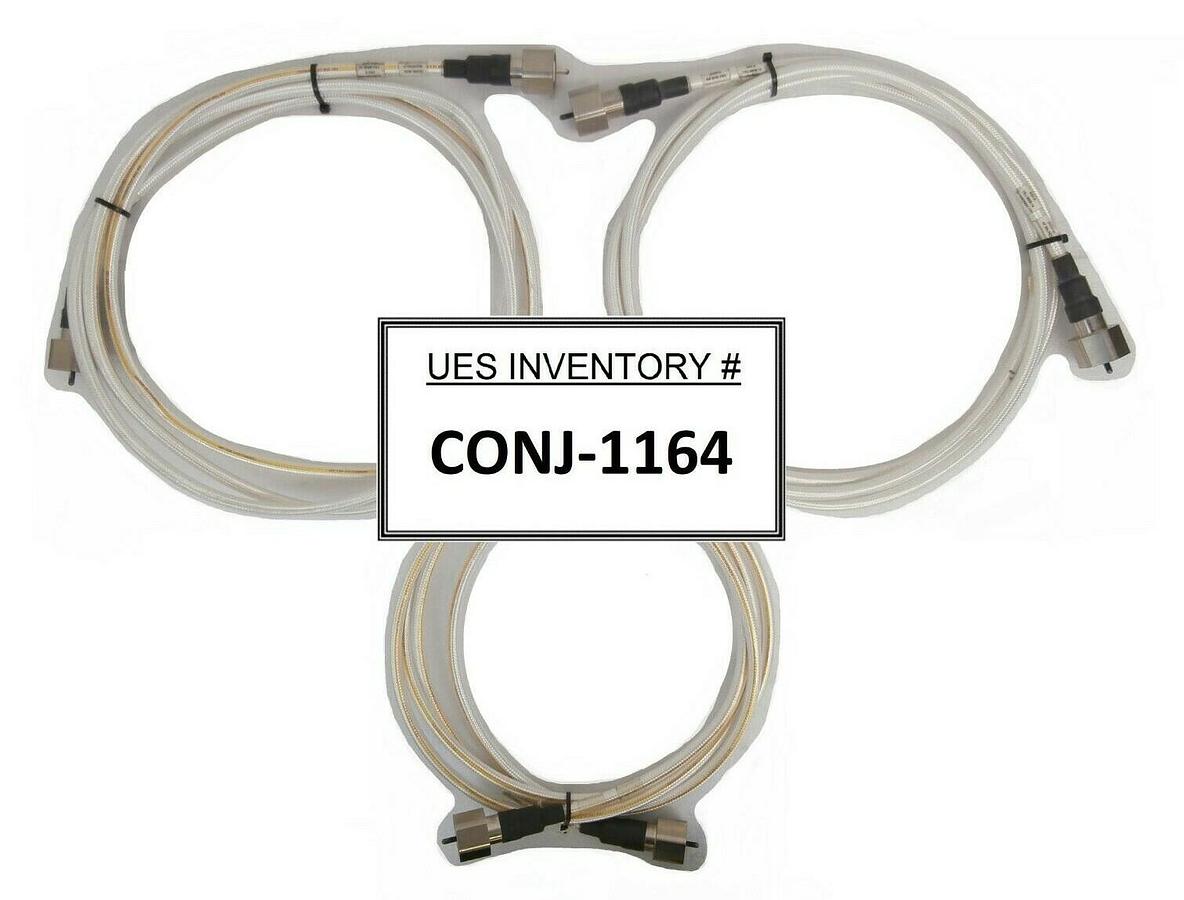 Used Novellus Systems 03-257667 Ion Source LF RF Cable Set of 3 Working Surplus