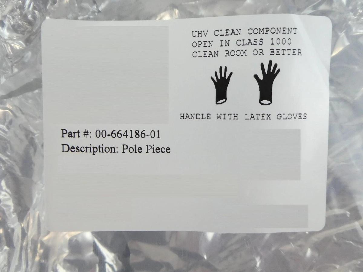 Novellus Systems 00-664186-01 Chamber Pole Piece New Surplus