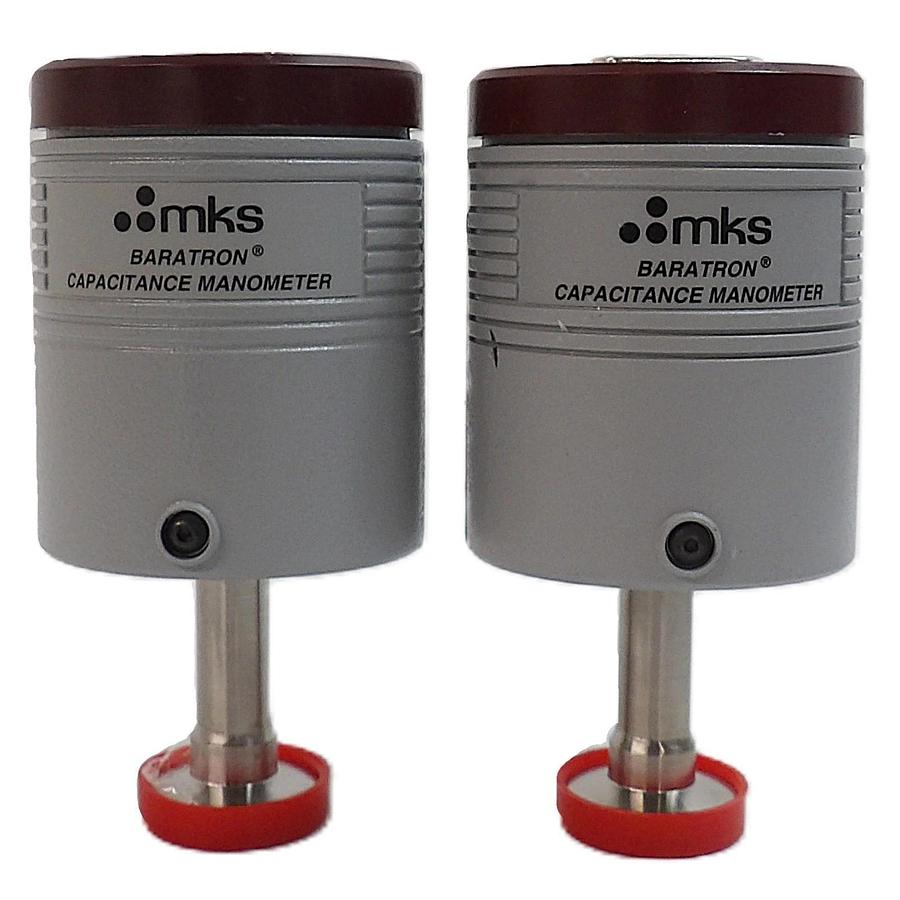 Used MKS Instruments 626B-28270 Baratron Capacitance Manometer Lot of 2 Surplus