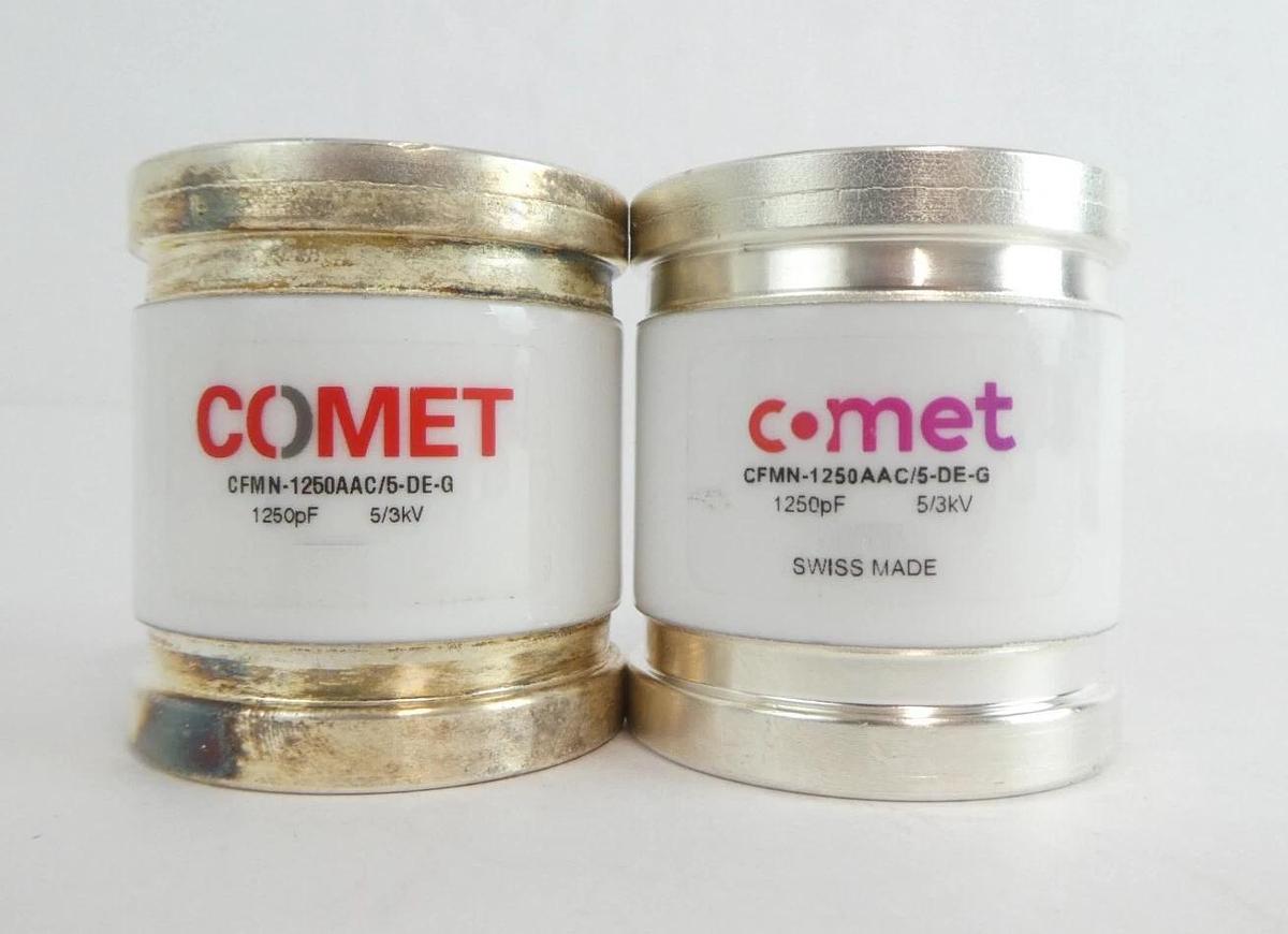 Used Comet CFMN-1250AAC/5-DE-G Fixed Vacuum Capacitor Lot of 7 Working Surplus