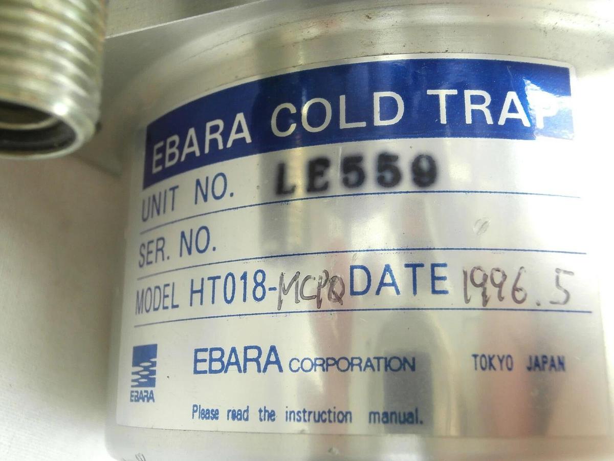 Used Ebara LE-559 Cold Trap Turbomolecular Pump Assembly HT-018-MCPQ Varian Working