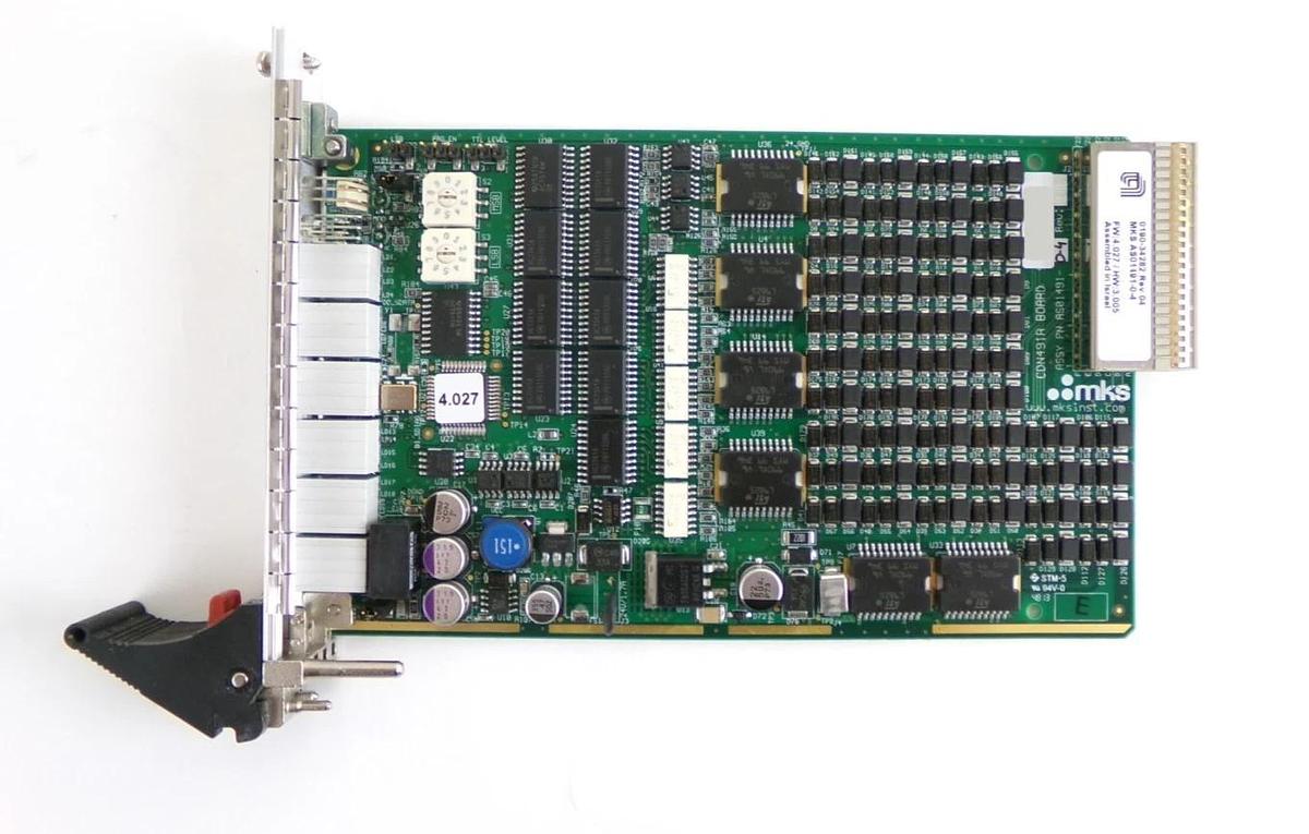Used MKS Instruments AS01491-0-4 PCB Card CDN491R AMAT 0190-34282 Lot of 2 Working