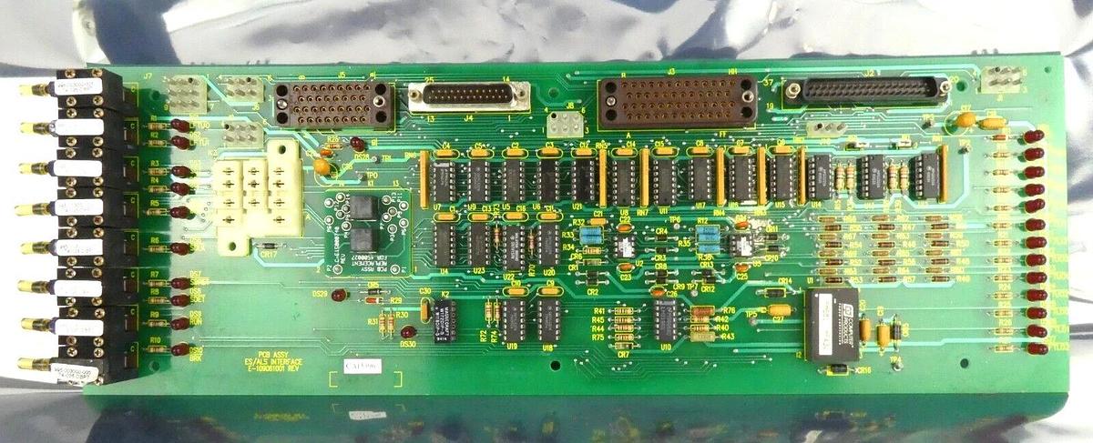 Used Varian VSEA E-109061001 ES/ALS Interface PCB Assembly Working Surplus
