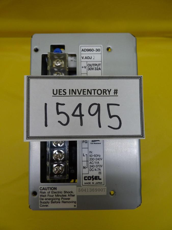 Used Cosel 504136900T AC/DC Adjustable Voltage Power Supply AD960-30 Used Working