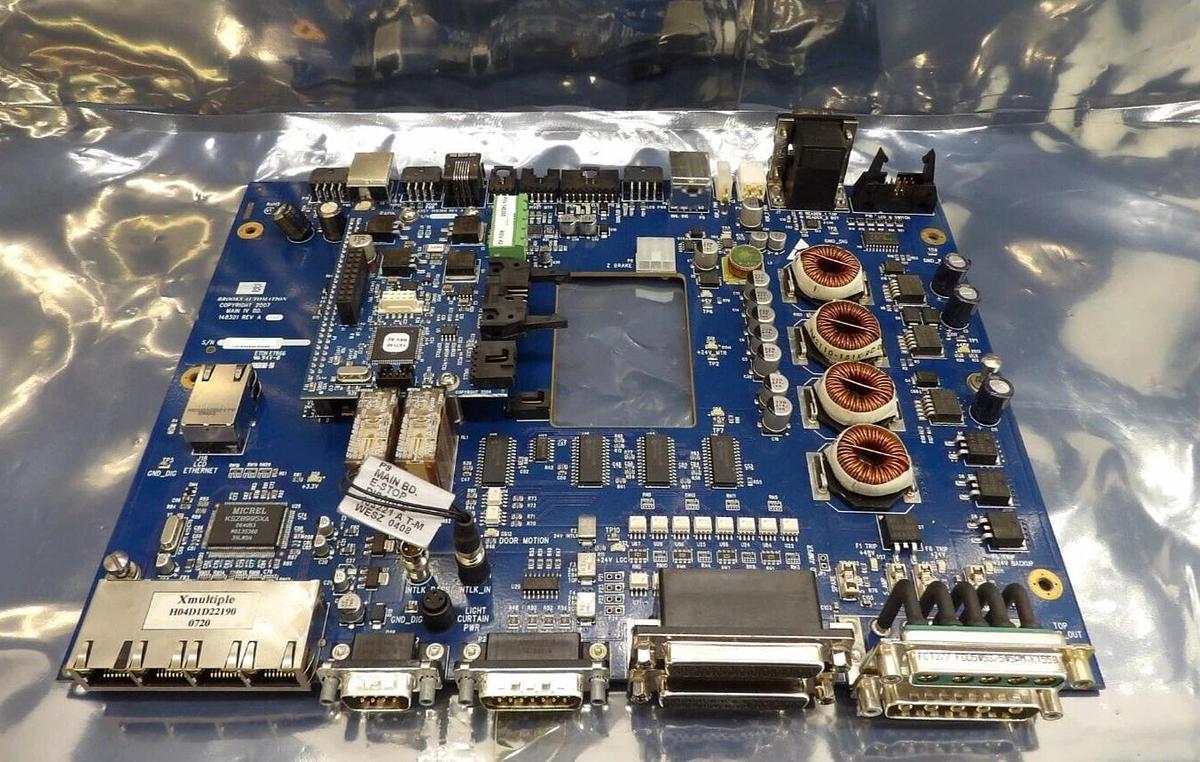 Used Brooks Automation 148301 Main IV Board Assembly PCB 140360 Working Surplus
