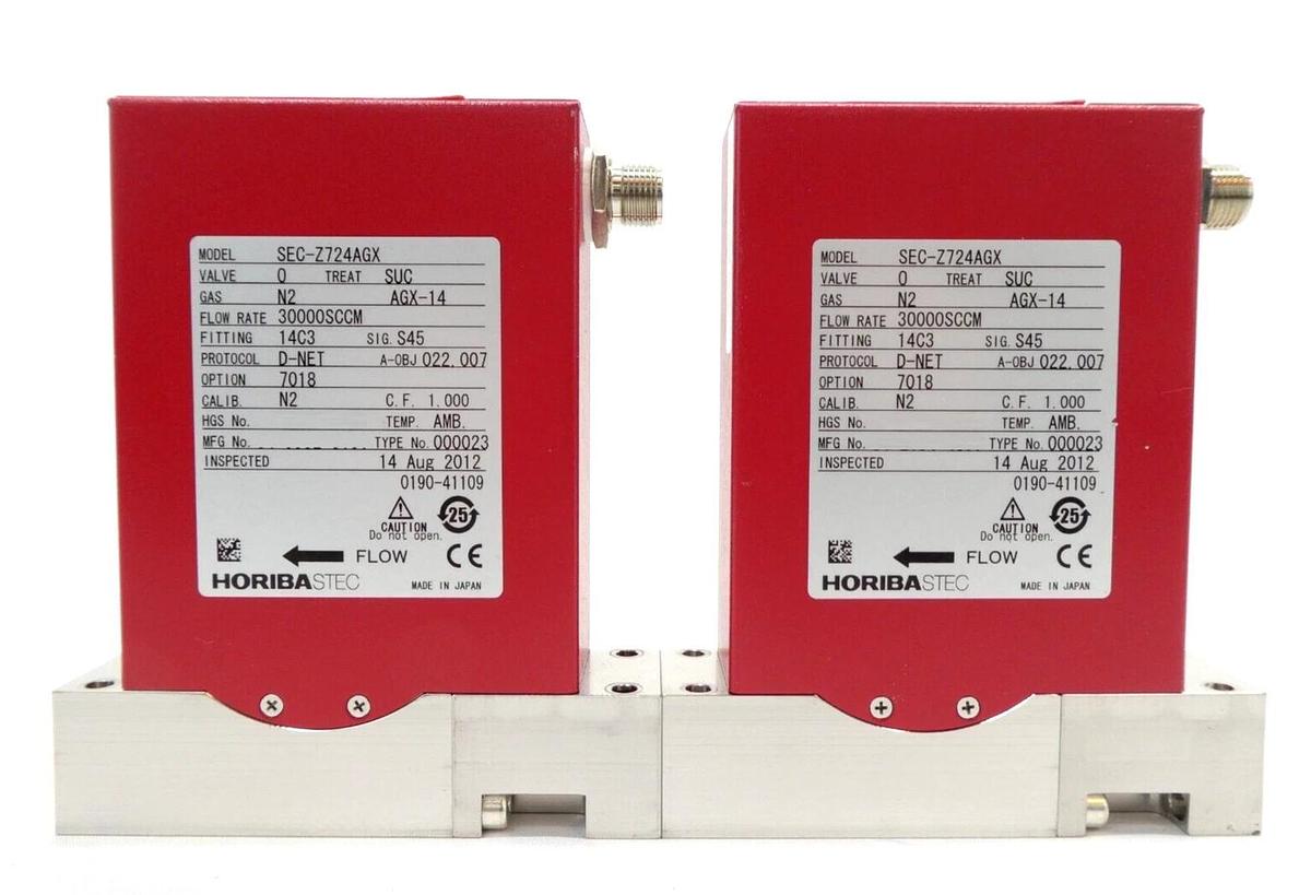 Used Horiba STEC SEC-Z714AGX Mass Flow Controller MFC Z700 Lot of 12 Working Surplus