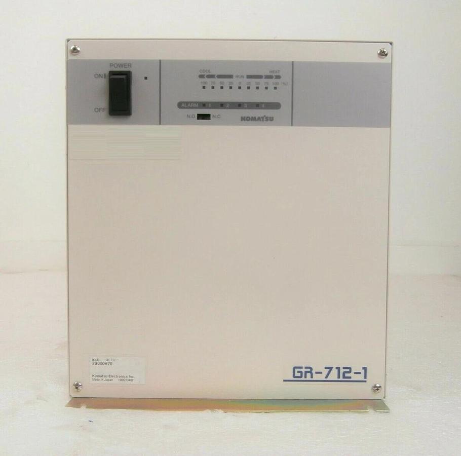 Used Komatsu Electronics 20000620 Heat Exchanger Power Supply GR-712-1 Working Spare