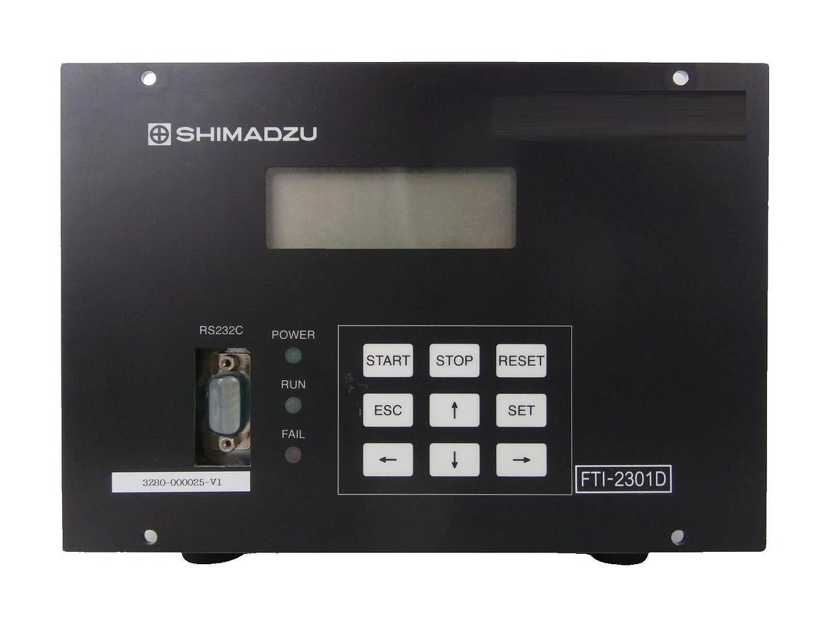 Used TMP Shimadzu FTI-2301D (T1)-D3R Turbomolecular Pump Controller Turbo Working