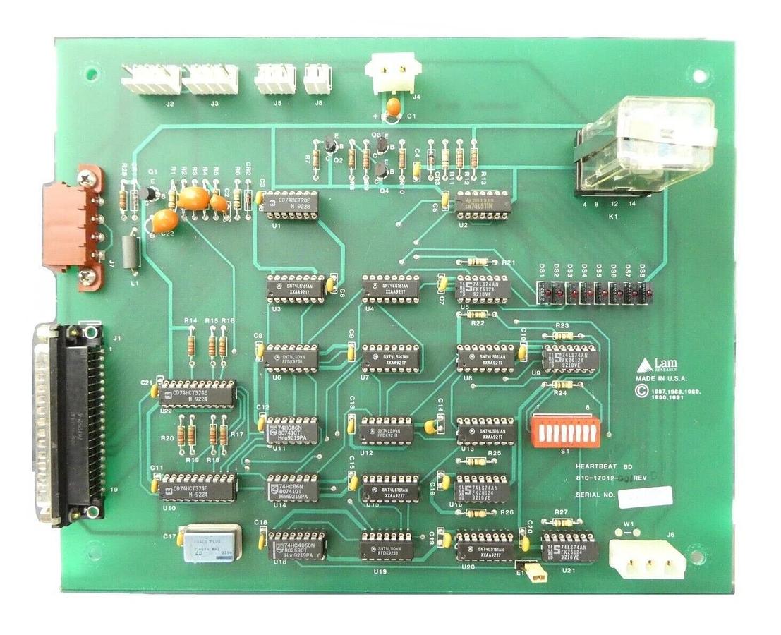 Used Lam Research 810-17012-001 Heartbeat BD PCB Rev. D Rainbow 4420 Working Surplus